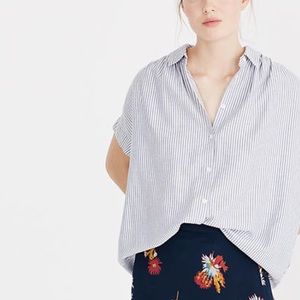 Madewell Central Shirt in Benton Stripe.
